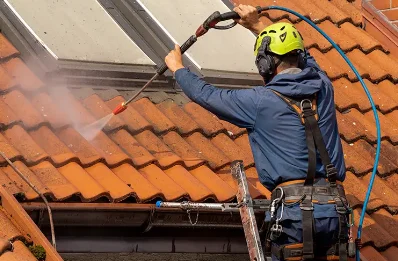 Démoussage et hydrofuge de toiture à Auga